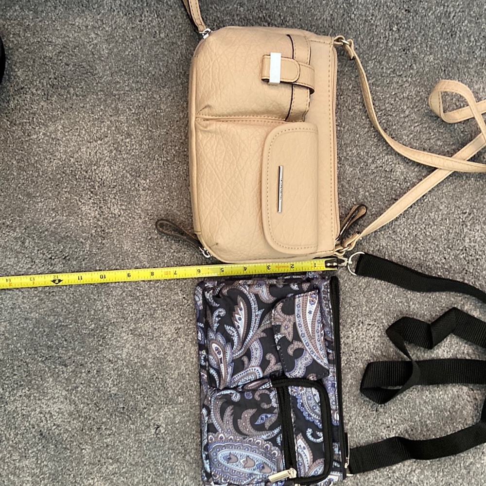 2 crossbody purses